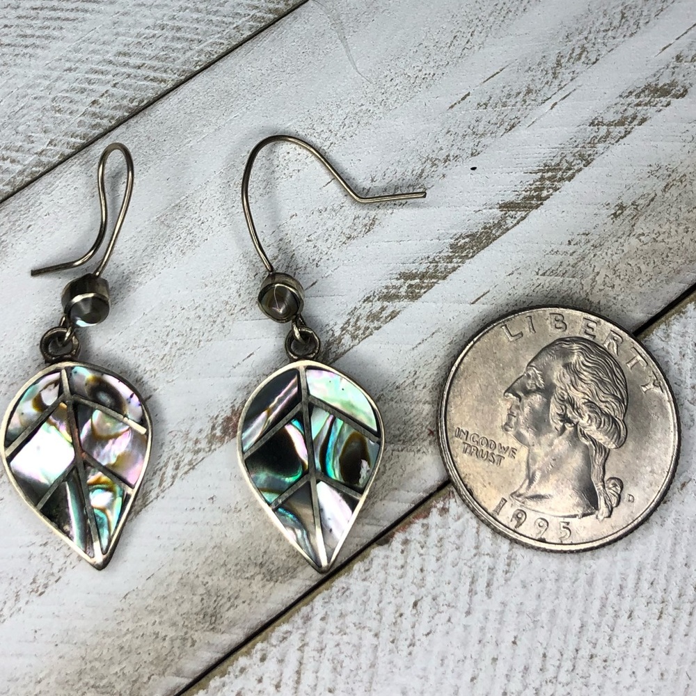 Authentic Peruvian Coca Leaf Earrings - image 3